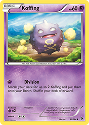 Koffing Fates Collide Pokemon Card