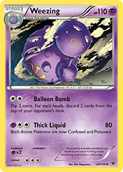 Weezing Fates Collide Pokemon Card