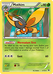 Mothim Fates Collide Pokemon Card