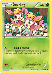 Deerling Fates Collide Card List