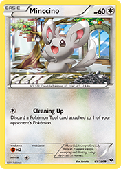 Minccino Fates Collide Pokemon Card