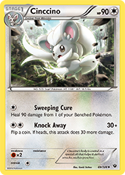 Cinccino Fates Collide Pokemon Card