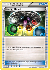 Energy Reset Fates Collide Pokemon Card