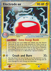 Electrode ex EX FireRed & LeafGreen Pokemon Card
