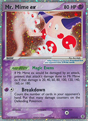 Mr. Mime ex EX FireRed & LeafGreen Pokemon Card