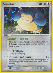 Snorlax EX FireRed & LeafGreen Card List