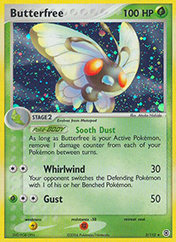 Butterfree EX FireRed & LeafGreen Card List