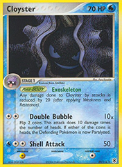 Cloyster EX FireRed & LeafGreen Pokemon Card