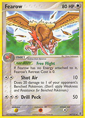 Fearow EX FireRed & LeafGreen Pokemon Card