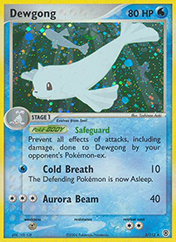 Dewgong EX FireRed & LeafGreen Card List