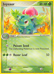 Ivysaur EX FireRed & LeafGreen Pokemon Card