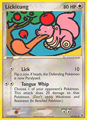 Lickitung EX FireRed & LeafGreen Pokemon Card
