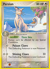 Persian EX FireRed & LeafGreen Pokemon Card