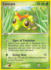 Caterpie EX FireRed & LeafGreen Pokemon Card