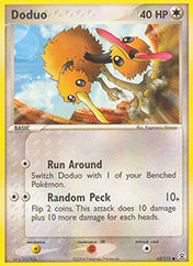 Doduo EX FireRed & LeafGreen Pokemon Card