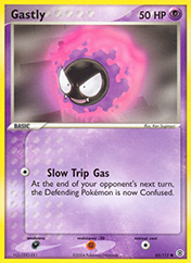 Gastly EX FireRed & LeafGreen Pokemon Card