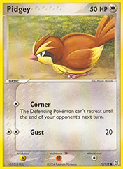 Pidgey EX FireRed & LeafGreen Pokemon Card