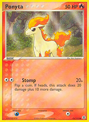 Ponyta EX FireRed & LeafGreen Pokemon Card