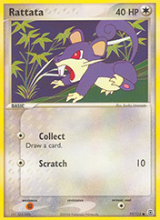 Rattata EX FireRed & LeafGreen Pokemon Card
