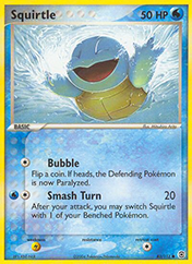Squirtle EX FireRed & LeafGreen Pokemon Card