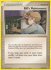 Bill's Maintenance EX FireRed & LeafGreen Pokemon Card