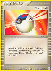 Great Ball EX FireRed & LeafGreen Pokemon Card
