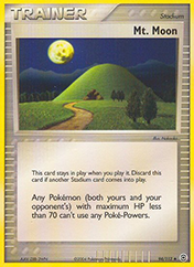 Mt. Moon EX FireRed & LeafGreen Pokemon Card