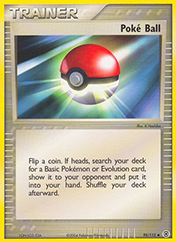 Poke Ball EX FireRed & LeafGreen Pokemon Card