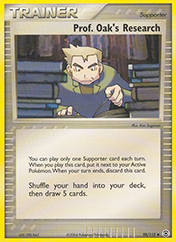Prof. Oak's Research EX FireRed & LeafGreen Pokemon Card