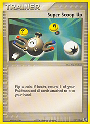 Super Scoop Up EX FireRed & LeafGreen Pokemon Card