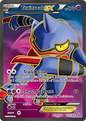 Toxicroak-EX Flashfire Pokemon Card
