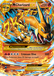 M Charizard-EX Flashfire Pokemon Card