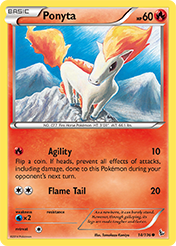 Ponyta Flashfire Pokemon Card