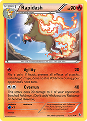 Rapidash Flashfire Pokemon Card
