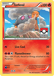 Torkoal Flashfire Pokemon Card