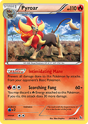 Pyroar Flashfire Card List