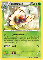 Butterfree Flashfire Pokemon Card