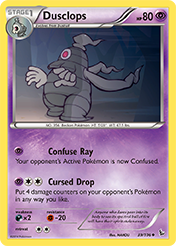 Dusclops Flashfire Pokemon Card