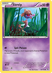 Skrelp Flashfire Pokemon Card