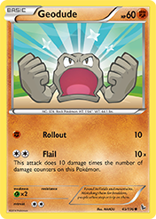 Geodude Flashfire Pokemon Card
