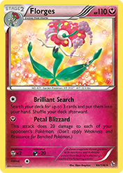 Florges Flashfire Pokemon Card