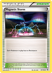 Magnetic Storm Flashfire Pokemon Card