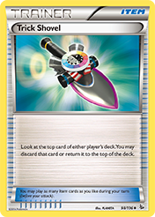 Trick Shovel Flashfire Pokemon Card