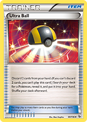 Ultra Ball Flashfire Pokemon Card