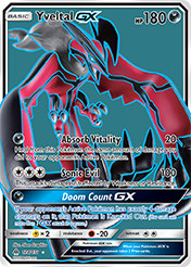 Yveltal-GX Forbidden Light Pokemon Card