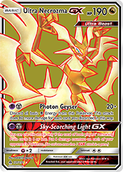 Ultra Necrozma-GX Forbidden Light Pokemon Card