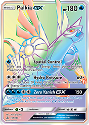 Palkia-GX Forbidden Light Pokemon Card