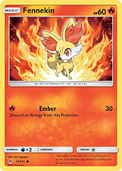 Fennekin Forbidden Light Card List