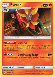 Pyroar Forbidden Light Pokemon Card