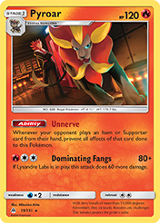 Pyroar Forbidden Light Card List